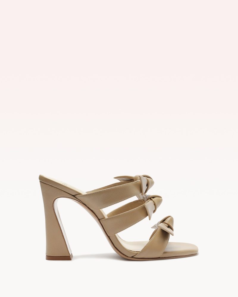 Lolita Square 90 Semolina Sandals R/24 35 Semolina Nappa Leather