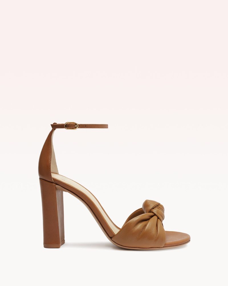 Kace Block 90 Hazel Sandals R/24 35 Hazel Nappa Kiss/Calf Tan