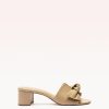 Maxi Clarita Block 45 Semolina Sandals R/24 35 Semolina Nappa Leather