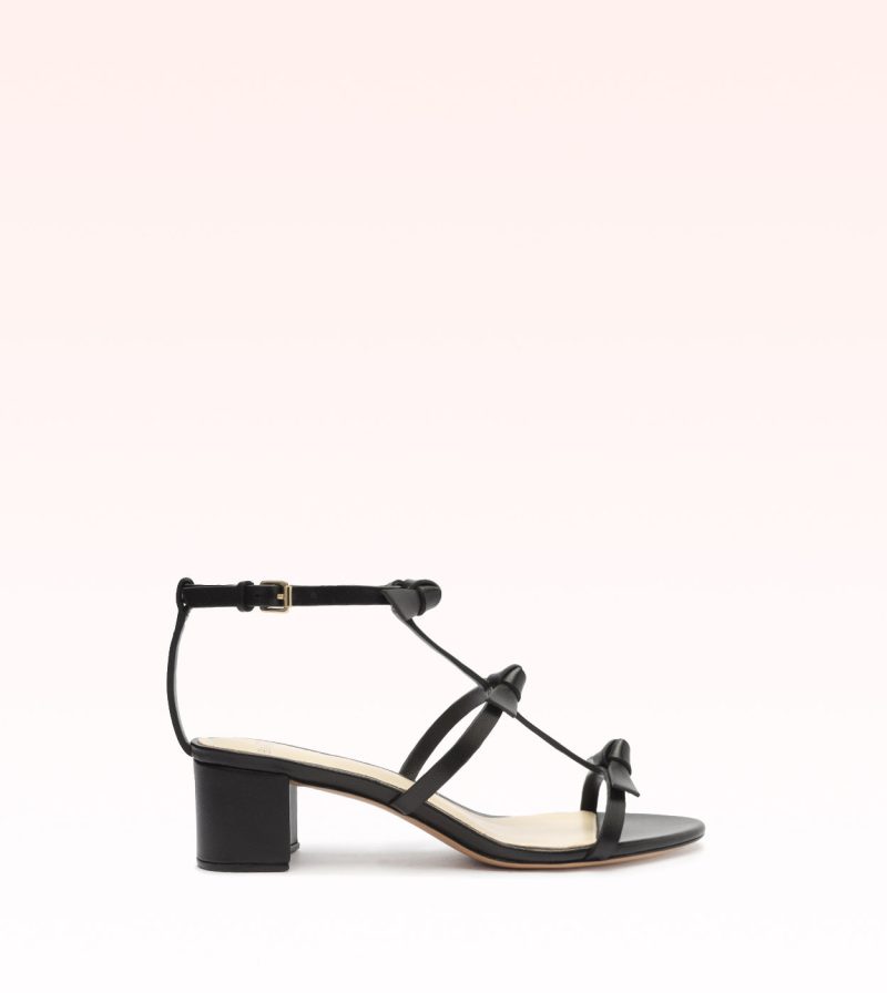 Slim Lolita 45 Black Sandals Holiday- R/25 35 Black Nappa Leather