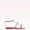 Slim Lolita Flat Rosette Flats S/24 35 Rosette Nappa Leather