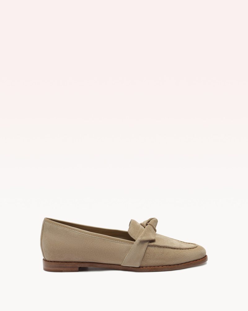 Clarita Penny Loafer Semolina Loafers R/24 35 Semolina Scamosciato