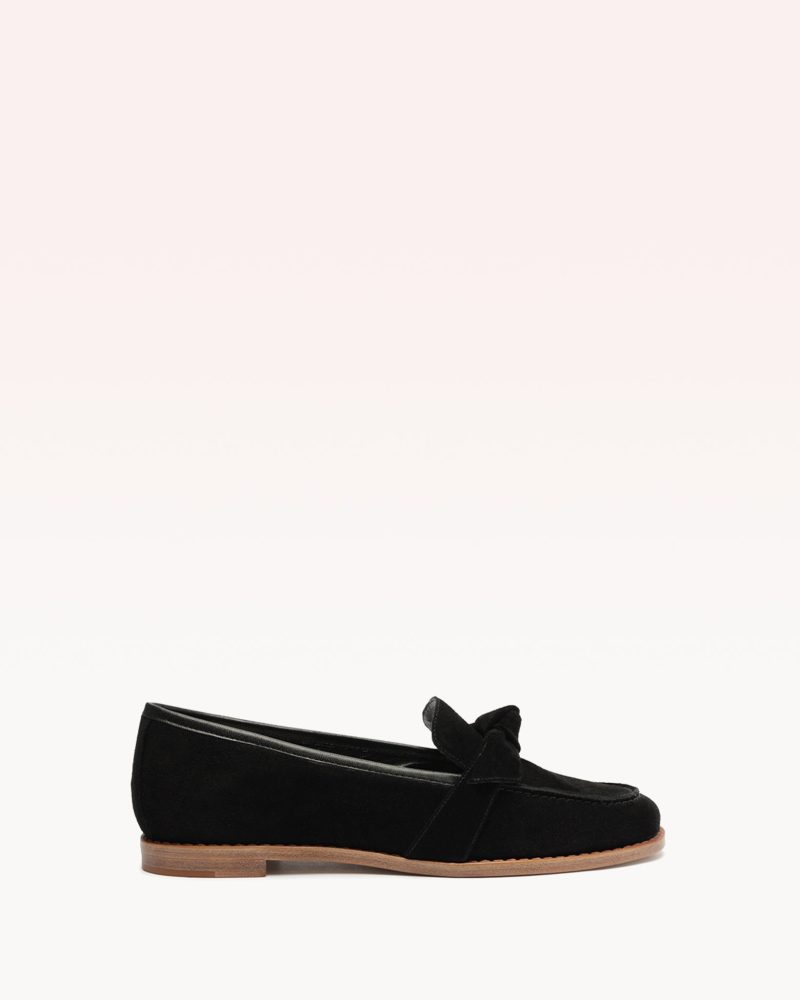 Clarita Penny Loafer Black Loafers R/24 35 Black Scamosciato