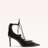 Slim Clarita Lace Up Pump Pumps F/24 35 Black Nappa Leather