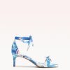 Clarita 60 Floral Blue Sandals S/24 35 Blue Seta Floral