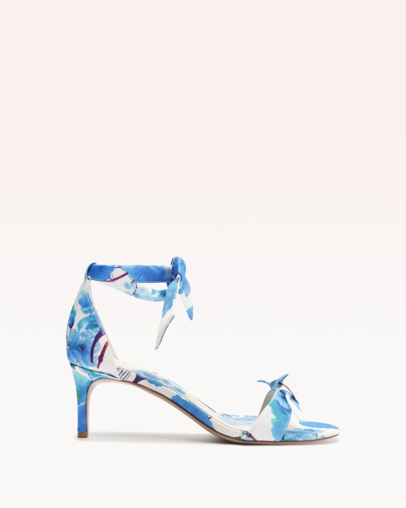 Clarita 60 Floral Blue Sandals S/24 35 Blue Seta Floral