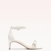 Clarita 60 Tresse White Sandals S/24 35 White Nappa Tresse