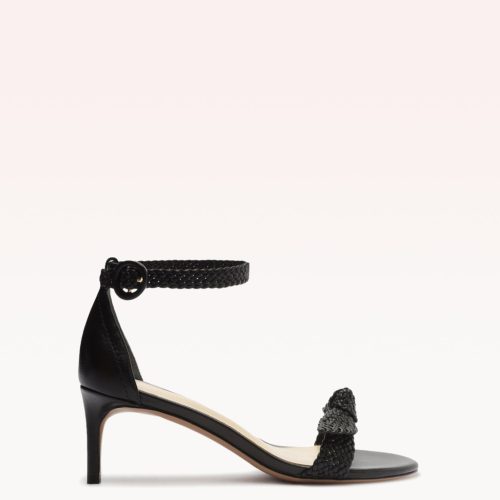 Clarita 60 Tresse Black Sandals S/24 35 Black Nappa Tresse