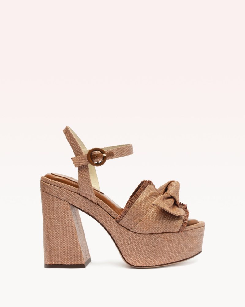 Maxi Clarita Raffia 120 Brown Sandals S/24 35 Brown Raffia