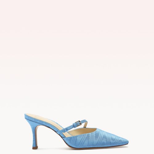 Jazzie 70 Mule Blue Pumps S/24 35 Blue Moire