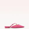 Jazzie Mule Pink Flats S/24 35 Pink Moire