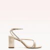 Leah Zircone 70 Sandals Holiday- R/25 35 Gold Baby Specchio