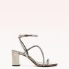 Leah Zircone 70 Sandals Holiday- R/25 35 Pewter Baby Specchio