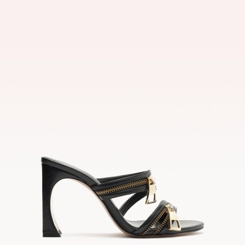 Zoe 90 Sandal Sandals F/24 35 Black Nappa Leather