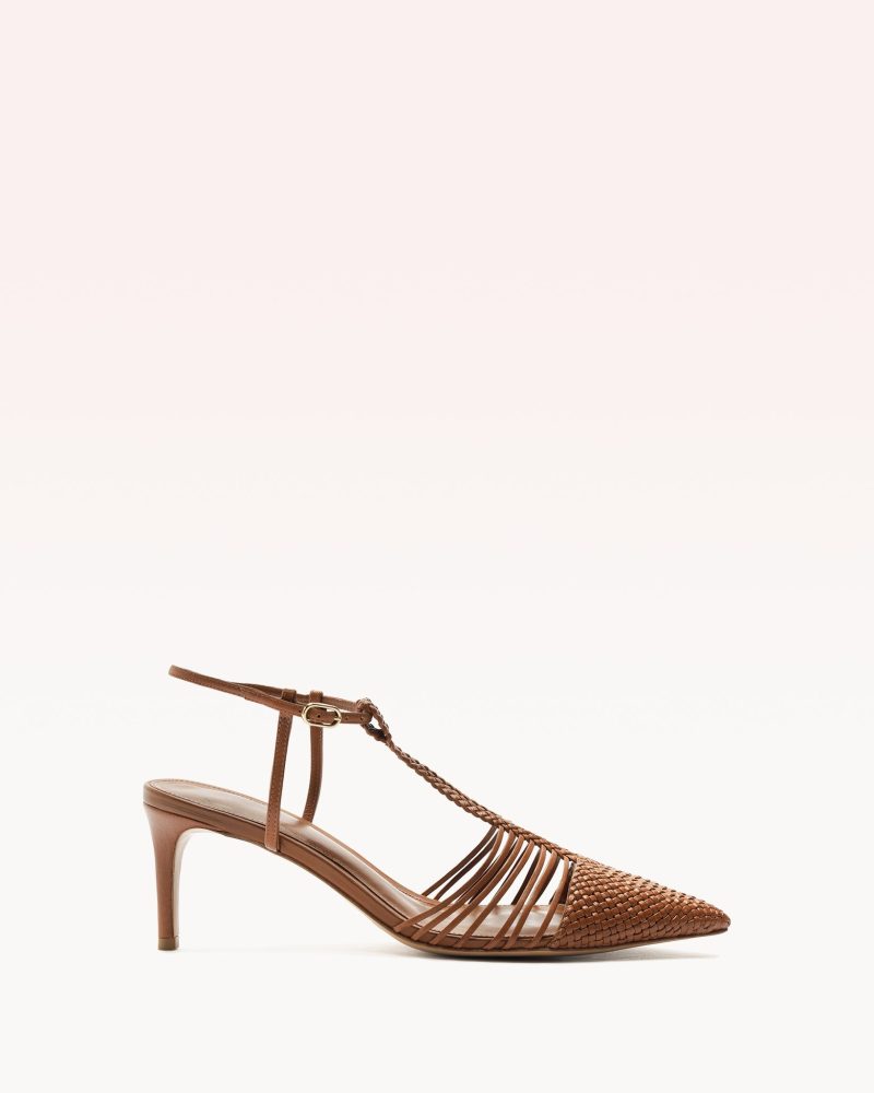 Nessa Woven 60 Pumps R/25 35 Espresso Leather