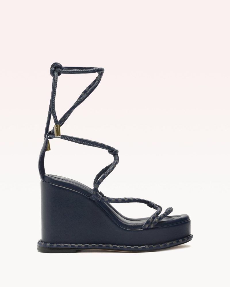 Donna Sandal Wedges R/25 35 Oceana Nappa Leather