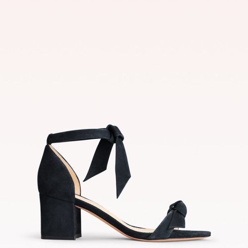 Clarita Block 60 Suede Black Sandals Core 35 Black Suede