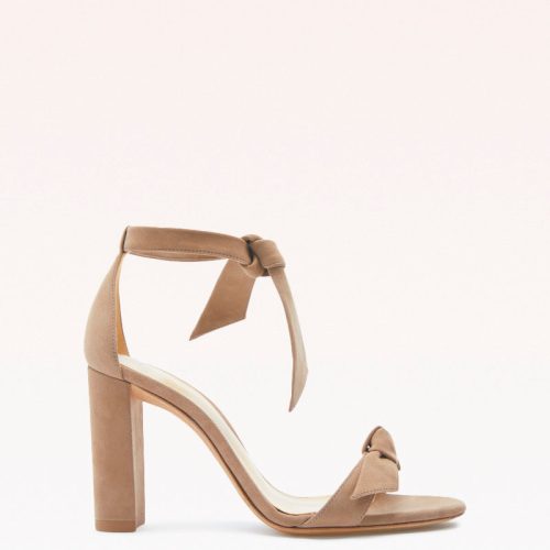 Clarita Block 90 Suede Cameo Sandals Core 35 Cameo Suede