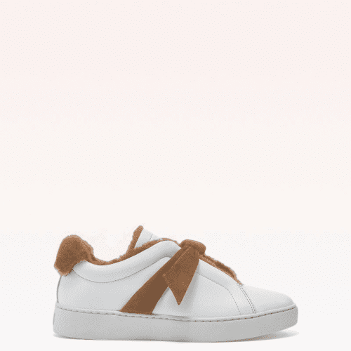 Clarita Sneaker Shearling Cognac Sneakers Core 35 Cognac Nappa Leather & Shearling