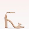 Vicky 90 Light Sand Sandals Core 35 Light Sand Capreto Leather