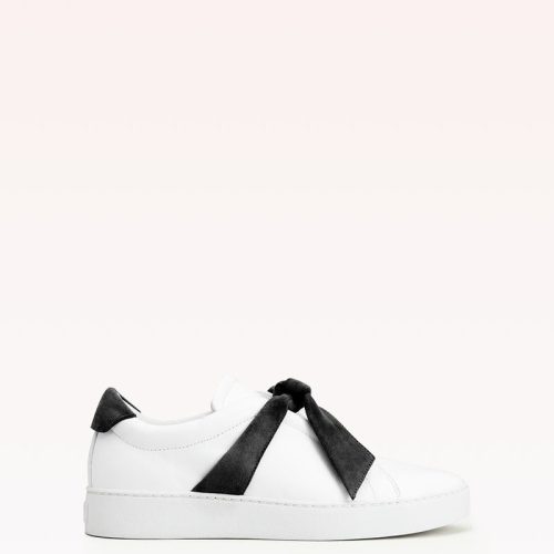 Clarita Sneaker Suede Black & White Sneakers Core 35 Black Leather